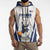 Finland Basketball Custom Sleeveless Zip Hoodie Wolf Mascot Dynamic Style - Wonder Print Shop