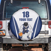 Finland Basketball Custom Spare Tire Cover Wolf Mascot Dynamic Style - Wonder Print Shop