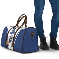 Finland Basketball Custom Travel Bag Wolf Mascot Dynamic Style - Wonder Print Shop