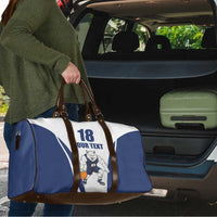 Finland Basketball Custom Travel Bag Wolf Mascot Dynamic Style - Wonder Print Shop