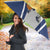 Finland Basketball Custom Umbrella Wolf Mascot Dynamic Style - Wonder Print Shop