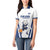 Finland Basketball Custom Women Polo Shirt Wolf Mascot Dynamic Style - Wonder Print Shop