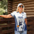 Finland Basketball Custom Women Polo Shirt Wolf Mascot Dynamic Style - Wonder Print Shop