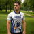 Finland Basketball Custom Zipper Polo Shirt Wolf Mascot Dynamic Style - Wonder Print Shop