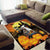 Capy-Boo-Ra Halloween Area Rug Haunted House And Pumpkin Spooky - Wonder Print Shop