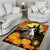 Capy-Boo-Ra Halloween Area Rug Haunted House And Pumpkin Spooky - Wonder Print Shop