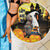 Capy-Boo-Ra Halloween Beach Blanket Haunted House And Pumpkin Spooky - Wonder Print Shop