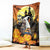 Capy-Boo-Ra Halloween Blanket Haunted House And Pumpkin Spooky