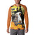 Capy-Boo-Ra Halloween Button Sweatshirt Haunted House And Pumpkin Spooky - Wonder Print Shop