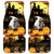 Capy-Boo-Ra Halloween Car Mats Haunted House And Pumpkin Spooky - Wonder Print Shop