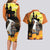 Capy-Boo-Ra Halloween Couples Matching Long Sleeve Bodycon Dress and Hawaiian Shirt Haunted House And Pumpkin Spooky - Wonder Print Shop
