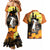 Capy-Boo-Ra Halloween Couples Matching Mermaid Dress and Hawaiian Shirt Haunted House And Pumpkin Spooky - Wonder Print Shop
