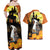 Capy-Boo-Ra Halloween Couples Matching Off Shoulder Maxi Dress and Hawaiian Shirt Haunted House And Pumpkin Spooky - Wonder Print Shop
