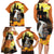 Capy-Boo-Ra Halloween Family Matching Long Sleeve Bodycon Dress and Hawaiian Shirt Haunted House And Pumpkin Spooky - Wonder Print Shop