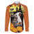Capy-Boo-Ra Halloween Family Matching Long Sleeve Bodycon Dress and Hawaiian Shirt Haunted House And Pumpkin Spooky - Wonder Print Shop