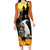 Capy-Boo-Ra Halloween Family Matching Long Sleeve Bodycon Dress and Hawaiian Shirt Haunted House And Pumpkin Spooky - Wonder Print Shop
