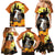 Capy-Boo-Ra Halloween Family Matching Mermaid Dress and Hawaiian Shirt Haunted House And Pumpkin Spooky - Wonder Print Shop