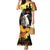 Capy-Boo-Ra Halloween Family Matching Mermaid Dress and Hawaiian Shirt Haunted House And Pumpkin Spooky - Wonder Print Shop