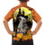 Capy-Boo-Ra Halloween Family Matching Off The Shoulder Long Sleeve Dress and Hawaiian Shirt Haunted House And Pumpkin Spooky - Wonder Print Shop