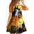 Capy-Boo-Ra Halloween Family Matching Off The Shoulder Long Sleeve Dress and Hawaiian Shirt Haunted House And Pumpkin Spooky - Wonder Print Shop