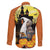 Capy-Boo-Ra Halloween Family Matching Off The Shoulder Long Sleeve Dress and Hawaiian Shirt Haunted House And Pumpkin Spooky - Wonder Print Shop