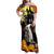 Capy-Boo-Ra Halloween Family Matching Off Shoulder Maxi Dress and Hawaiian Shirt Haunted House And Pumpkin Spooky - Wonder Print Shop