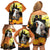 Capy-Boo-Ra Halloween Family Matching Off Shoulder Short Dress and Hawaiian Shirt Haunted House And Pumpkin Spooky - Wonder Print Shop