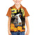 Capy-Boo-Ra Halloween Family Matching Short Sleeve Bodycon Dress and Hawaiian Shirt Haunted House And Pumpkin Spooky - Wonder Print Shop