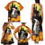 Capy-Boo-Ra Halloween Family Matching Tank Maxi Dress and Hawaiian Shirt Haunted House And Pumpkin Spooky - Wonder Print Shop