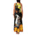 Capy-Boo-Ra Halloween Family Matching Tank Maxi Dress and Hawaiian Shirt Haunted House And Pumpkin Spooky - Wonder Print Shop