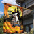 Capy-Boo-Ra Halloween Garden Flag Haunted House And Pumpkin Spooky - Wonder Print Shop
