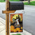 Capy-Boo-Ra Halloween Garden Flag Haunted House And Pumpkin Spooky - Wonder Print Shop