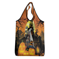 Capy-Boo-Ra Halloween Grocery Bag Haunted House And Pumpkin Spooky