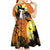 Capy-Boo-Ra Halloween Kid Short Sleeve Dress Haunted House And Pumpkin Spooky - Wonder Print Shop