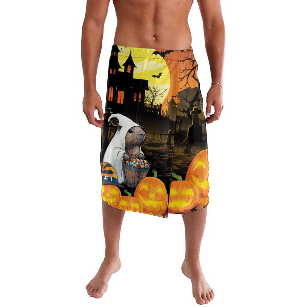 Capy-Boo-Ra Halloween Lavalava Haunted House And Pumpkin Spooky - Wonder Print Shop