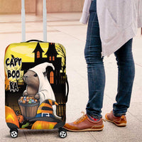 Capy-Boo-Ra Halloween Luggage Cover Haunted House And Pumpkin Spooky - Wonder Print Shop