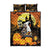 Capy-Boo-Ra Halloween Quilt Bed Set Haunted House And Pumpkin Spooky - Wonder Print Shop
