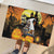 Capy-Boo-Ra Halloween Rubber Doormat Haunted House And Pumpkin Spooky - Wonder Print Shop