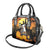 Capy-Boo-Ra Halloween Shoulder Handbag Haunted House And Pumpkin Spooky