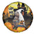 Capy-Boo-Ra Halloween Spare Tire Cover Haunted House And Pumpkin Spooky - Wonder Print Shop