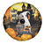 Capy-Boo-Ra Halloween Spare Tire Cover Haunted House And Pumpkin Spooky - Wonder Print Shop
