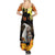 Capy-Boo-Ra Halloween Summer Maxi Dress Haunted House And Pumpkin Spooky - Wonder Print Shop