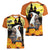 Capy-Boo-Ra Halloween Women V-Neck T-Shirt Haunted House And Pumpkin Spooky - Wonder Print Shop