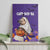 Capy-Boo-Ra Halloween Canvas Wall Art Bats And Pumpkins Funny Style - Wonder Print Shop