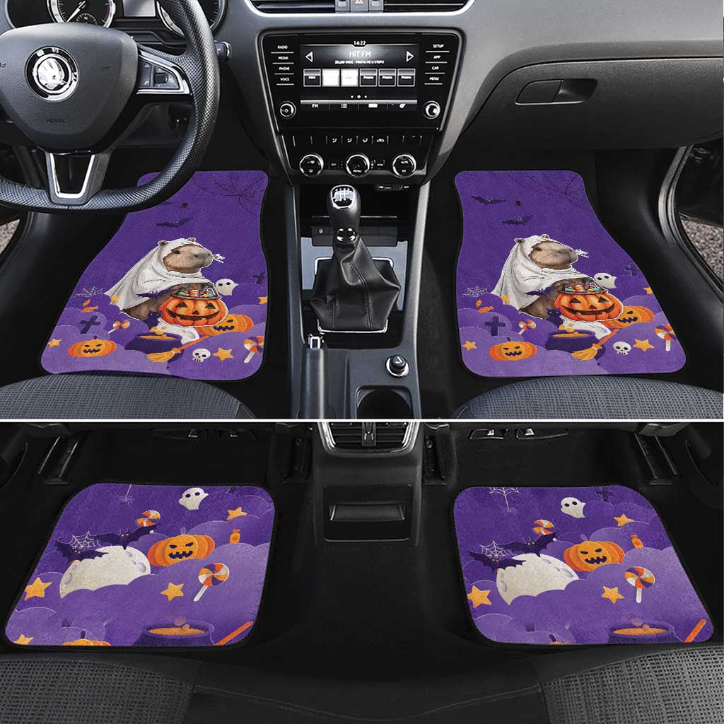 Capy-Boo-Ra Halloween Car Mats Bats And Pumpkins Funny Style - Wonder Print Shop