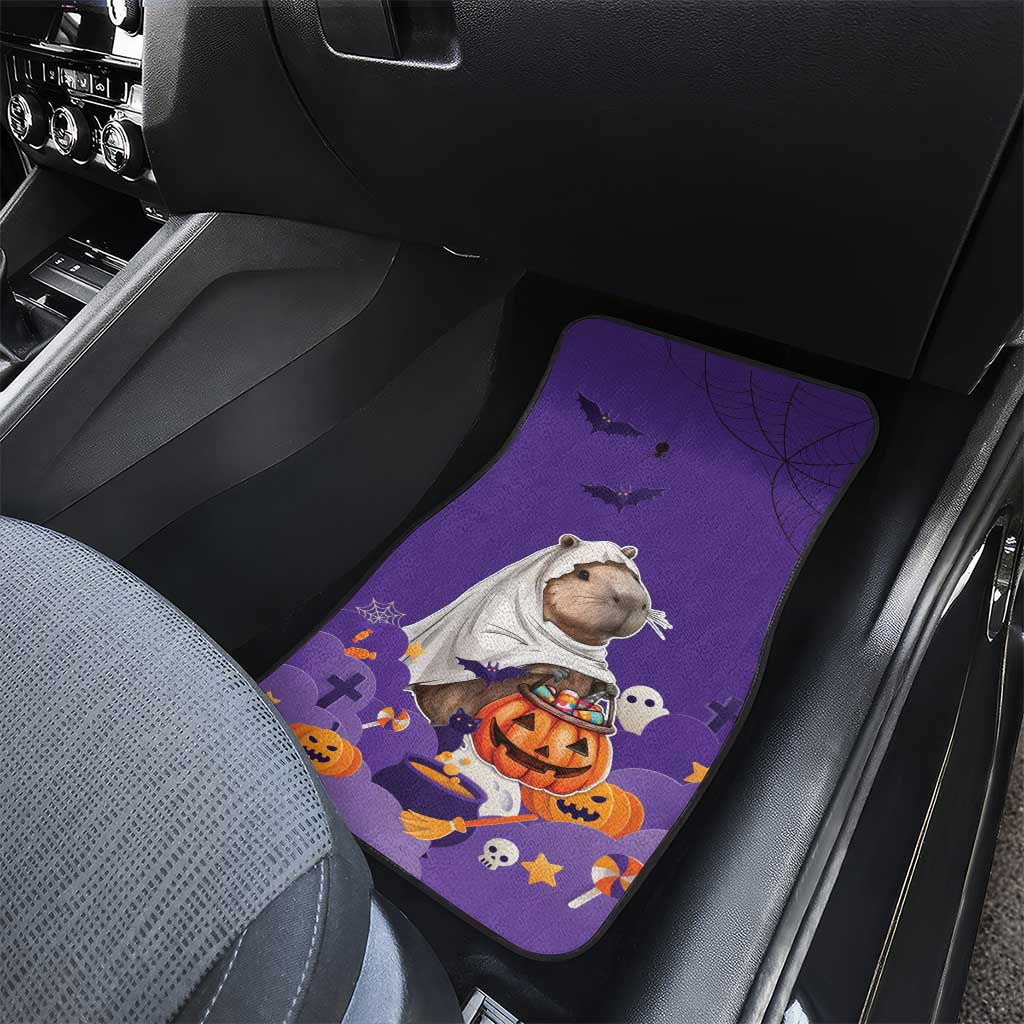 Capy-Boo-Ra Halloween Car Mats Bats And Pumpkins Funny Style - Wonder Print Shop