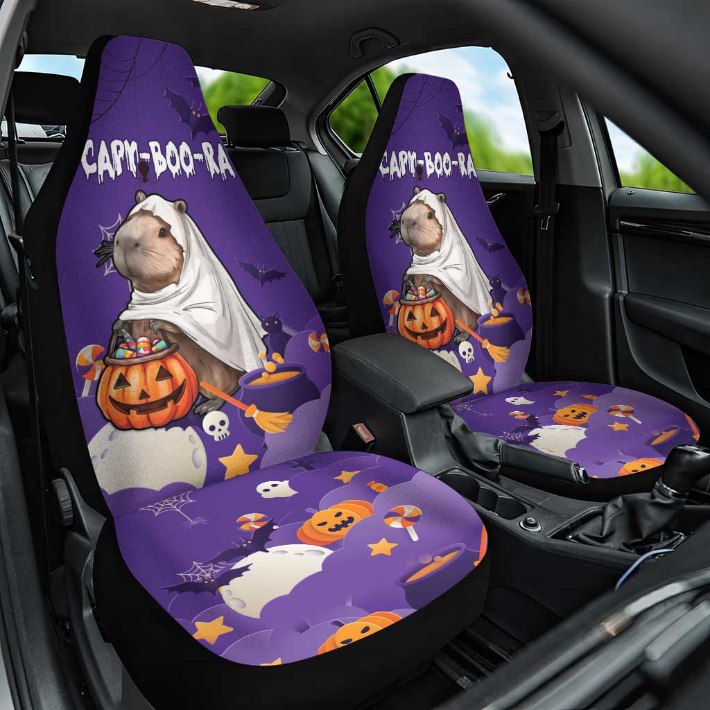 Capy-Boo-Ra Halloween Car Seat Cover Bats And Pumpkins Funny Style - Wonder Print Shop