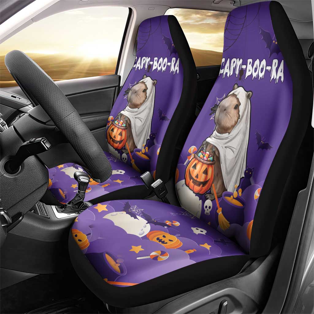 Capy-Boo-Ra Halloween Car Seat Cover Bats And Pumpkins Funny Style - Wonder Print Shop