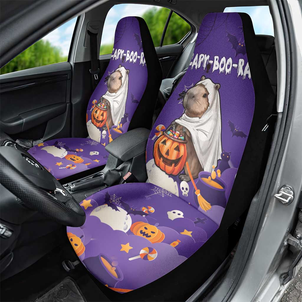 Capy-Boo-Ra Halloween Car Seat Cover Bats And Pumpkins Funny Style - Wonder Print Shop