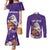 Capy-Boo-Ra Halloween Couples Matching Mermaid Dress and Long Sleeve Button Shirt Bats And Pumpkins Funny Style